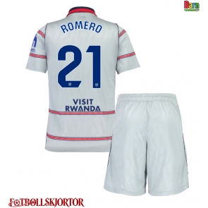 Atletico Madrid Cristian Romero #21 Tredje Kläder Barn 2026-27 Kortärmad (+ Korta byxor)